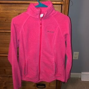 Women’s M pink Columbia zip up.